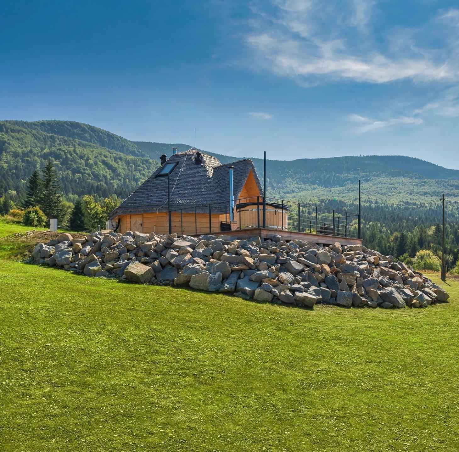Osada Poli Zawoja - Panoramiczny Domek Z Prywatna Balia I Hydromasazem Skawica  Bagian luar foto